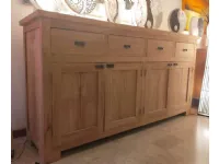 Madia modello Credenza artigianale teak 200 di Outlet etnico a prezzo Outlet