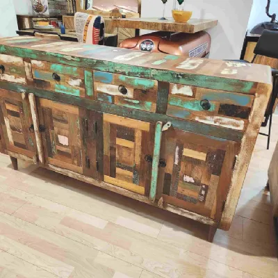 Madia Credenza cred 160 in stile design di Outlet etnico in Offerta Outlet