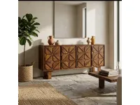 Madia in stile design Credenza geometric 4a di Outlet etnico a prezzo Outlet