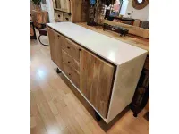 Madia di Outlet etnico in legno Credenza legno marmo 1 in Offerta Outlet