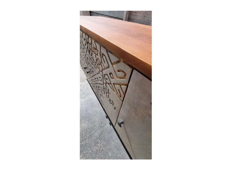 Outlet etnico, Credenza madia Lorenzo a prezzo Outlet.