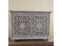 Madia Credenza oriente teak 120  di Outlet etnico in stile design scontata -30%