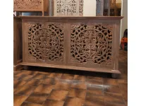 Madia modello Credenza oriente teak 160 di Outlet etnico a prezzo scontato
