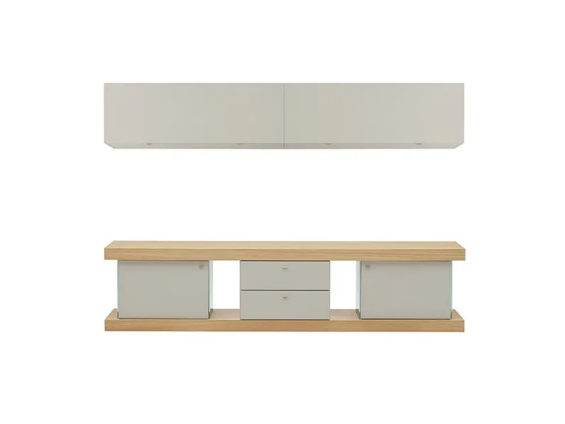 Madia in stile design F2/form line 101 con pensili di Forme’s in Offerta Outlet 