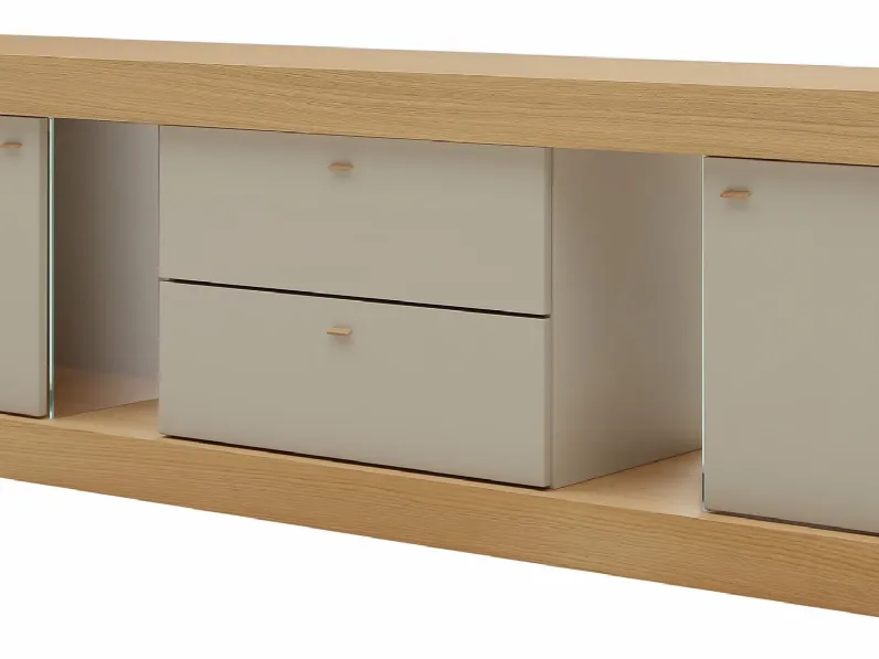 Madia in stile design F2/form line 101 con pensili di Forme’s in Offerta Outlet 