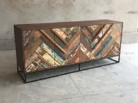 Mobile soggiorno modello Legno barche 4a di Outlet etnico in Offerta Outlet