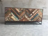 Mobile soggiorno modello Legno barche 4a di Outlet etnico in Offerta Outlet