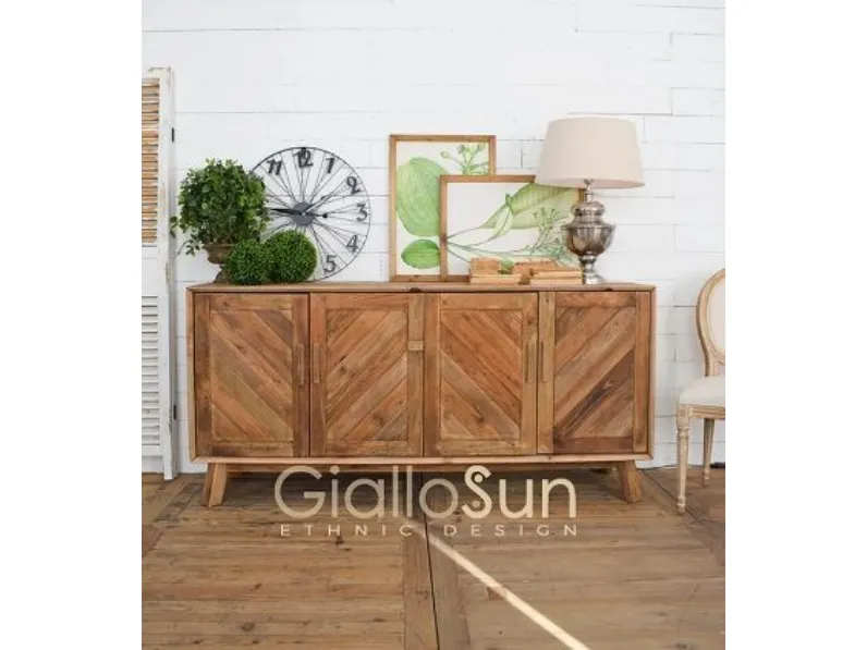 Madia  legno riciclato di Outlet etnico a prezzi outlet