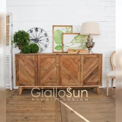 Madia  legno riciclato di Outlet etnico a prezzi outlet