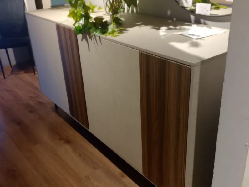 Mobile soggiorno modello Madia  cannettata  di Imab a PREZZI OUTLET