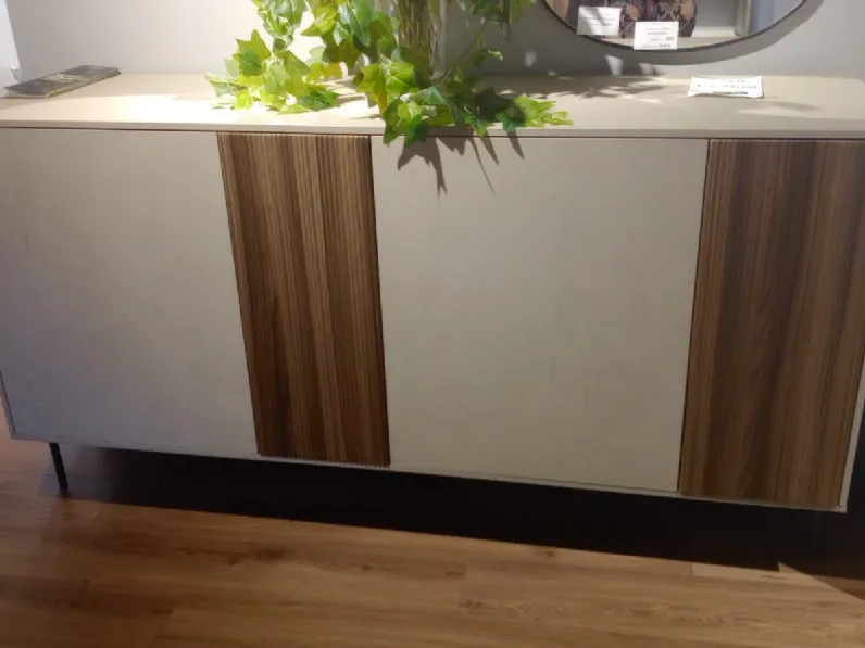 Mobile soggiorno modello Madia  cannettata  di Imab a PREZZI OUTLET