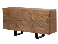 Madia in stile design Madia credenza nature design in  vero legno  di Outlet etnico a prezzo scontato