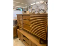 Madia in stile design Madia credenza teak 150 di Outlet etnico a prezzo scontato