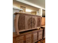 Madia in stile design Madia credenza teak 160 di Outlet etnico in offerta 