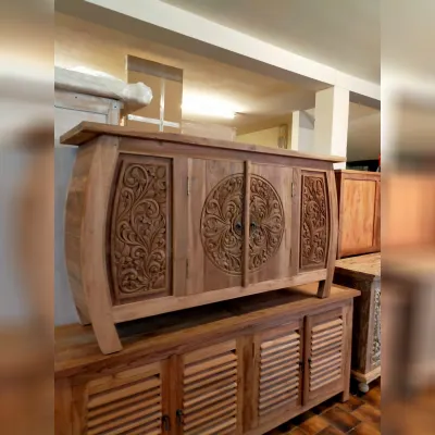 Madia Madia credenza teak 160 di Outlet etnico con forte sconto