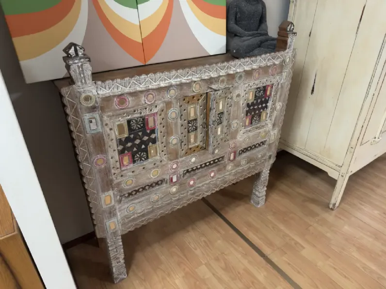 Mobile soggiorno modello Mondo etnico madia colorata di Castagnetti a PREZZI OUTLET