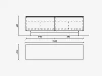 Madia in stile design Pass-word evolution 1a di Molteni & c scontata