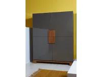 Madia di Jesse in laccato lucido Woody a prezzo Outlet