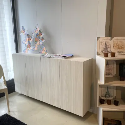 Madia di Battistella in laminato materico Cinquanta3 in Offerta Outlet