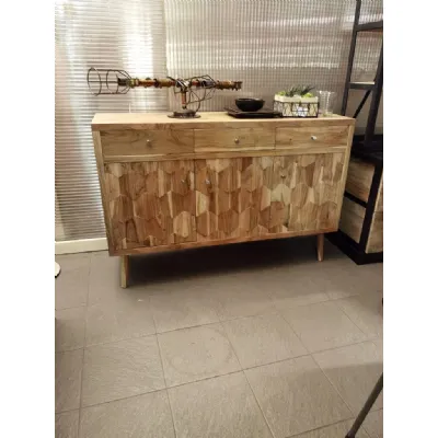 Madia in stile moderno Credenza natural vintage in offerta  di Outlet etnico in Offerta Outlet
