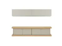 Madia di Formes in legno F2/form line 203 con pensili a prezzo riservato 