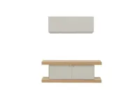Madia di Formes in legno F2/form line 401 con pensili a prezzo riservato 