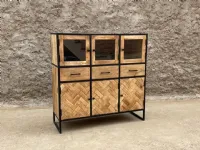 Madia in stile moderno Madia credenza industrial in offerta   di Outlet etnico in Offerta Outlet