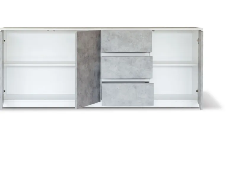 Madia in stile moderno Modello smart di Artigianale in Offerta Outlet