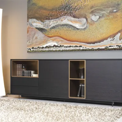 Madia in stile moderno Ohio outlet di Diotti.com a prezzo Outlet