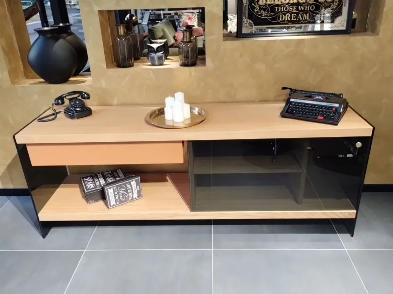 Madia in stile moderno River di Nature design a prezzo Outlet