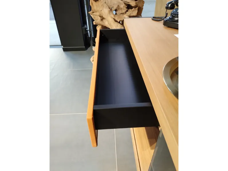Madia in stile moderno River di Nature design a prezzo Outlet