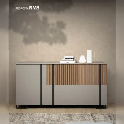 Mobile soggiorno modello Rm5 di Artigianale a prezzo Outlet