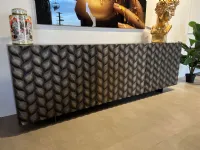 Madia di Cattelan italia in laccato opaco Lavander a prezzo Outlet