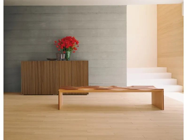 Madia di Horm in legno Leon wood a prezzo Outlet