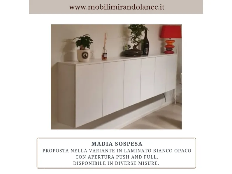 Madia Madia bianca sospesa di Mirandola nicola e cristano in stile