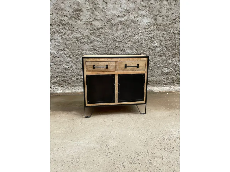Madia Madia credenza industrial 2 ante e cassetti  in stile moderno di Outlet etnico in Offerta Outlet