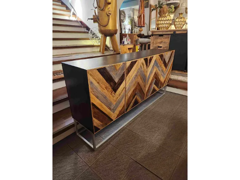 Madia industrial multicolor iin offerta di Outlet etnico a prezzi outlet