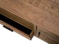 Madia in stile moderno Madia industrial portatv legno e ferro in offerta  di Outlet etnico in Offerta Outlet
