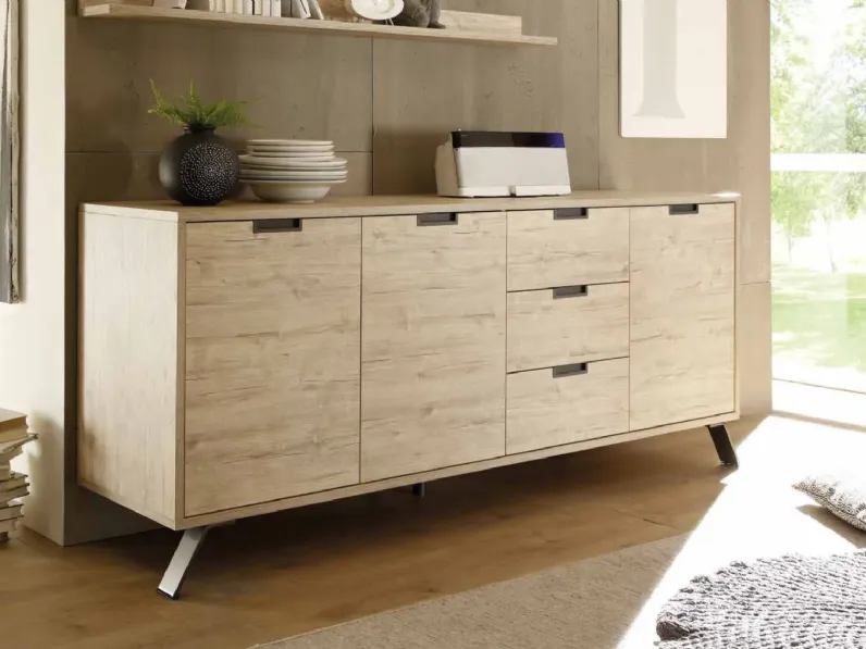 Madia di Md work in laminato materico Madia pat a prezzo Outlet