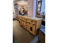 Mobile soggiorno modello Madiam credenza newport jupiter maxi ante scorrevole e cassetti  di Outlet etnico a PREZZI OUTLET