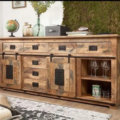 Madia Madiam credenza newport jupiter maxi ante scorrevole e cassetti  in stile moderno di Outlet etnico in Offerta Outlet