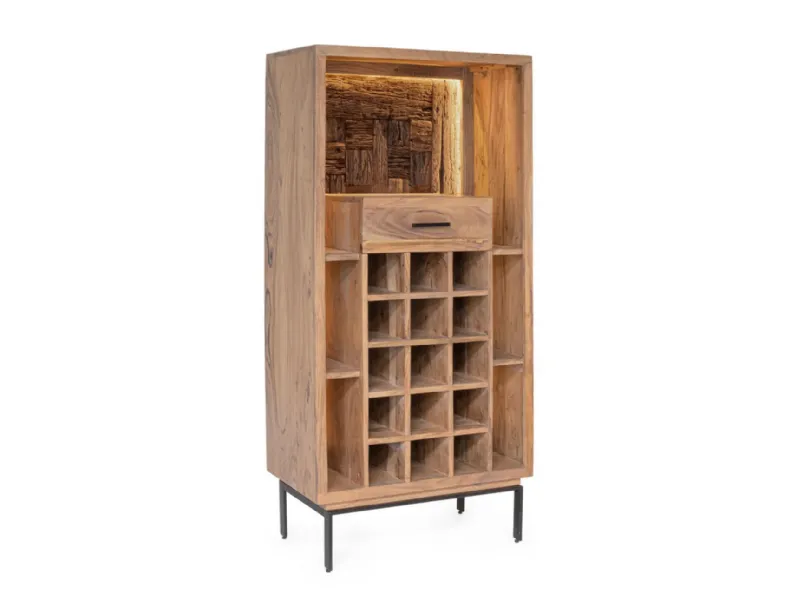 Madia Mobile bar 1c mangal in stile moderno di Bizzotto in Offerta Outlet