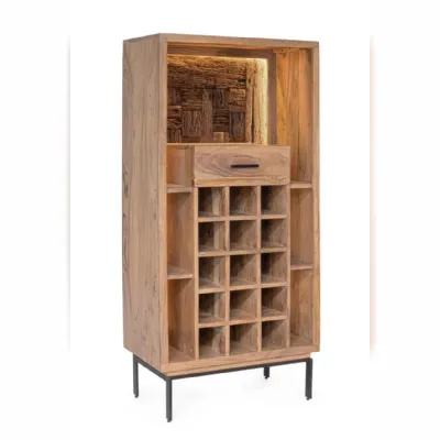 Madia Mobile bar 1c mangal in stile moderno di Bizzotto in Offerta Outlet