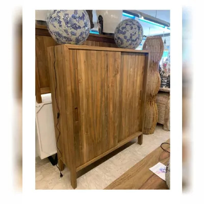 Madia Mobile dispensa teak riciclato di Outlet etnico a prezzi convenienti