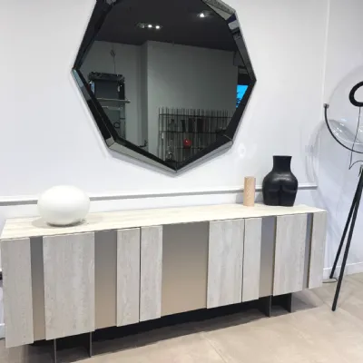 Mobile soggiorno modello Amsterdam keramik di Cattelan italia in Offerta Outlet