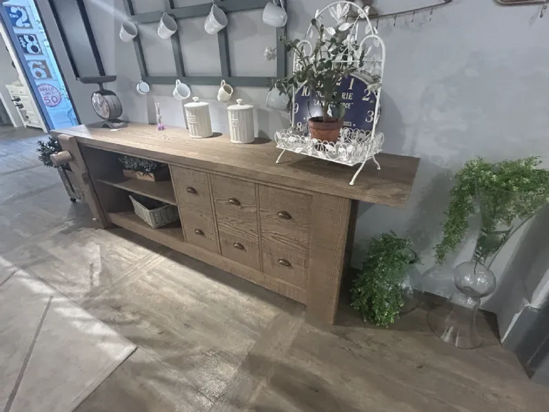 Madia in stile design Banco  estetica banco falegname  di Dialma brown in Offerta Outlet