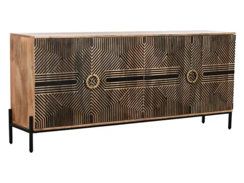 Madia Credenza 4a stan di Outlet etnico in stile design scontata -35%
