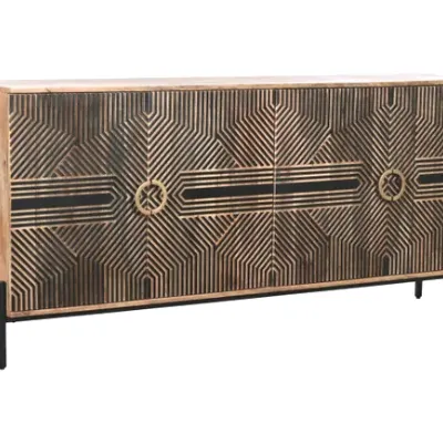 Madia Credenza 4a stan di Outlet etnico in stile design scontata -35%