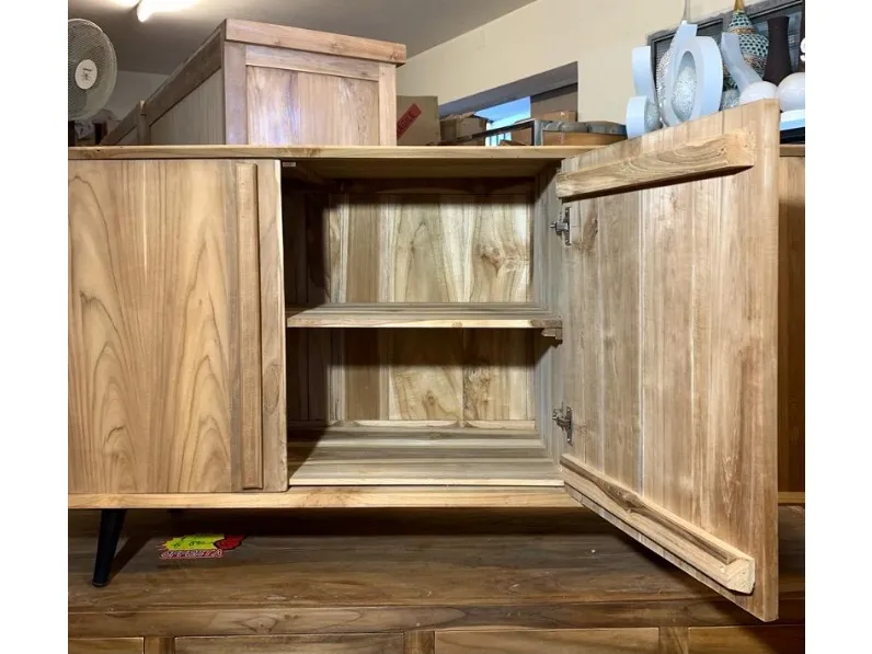 Madia Credenza etnica artigianale 3a di Outlet etnico a prezzi outlet