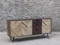 Madia Credenza Rennes Natural 175: Outlet etnico in offerta!